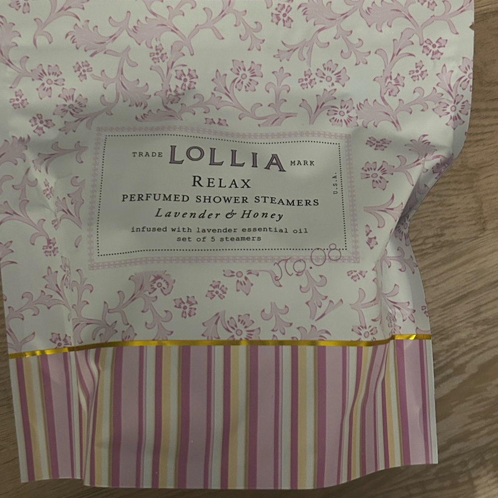 Margot Elena Lollia Relax Lavender & Honey Perfumed Shower Steamers